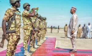 Zulum meets troops