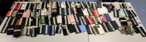 Mobile phones recovered from the suspects