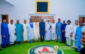 APC governors during condolence visit to Governor Dikko Radda in Katsina