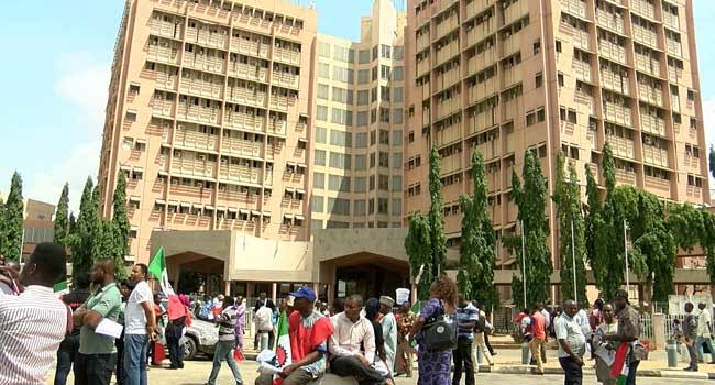 Civil servants at Federal Secretariat Abuja