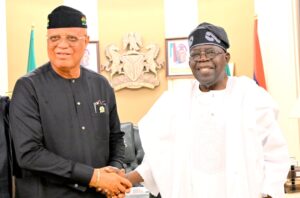 Akwa Ibom Governor Umo Eno and Tinubu