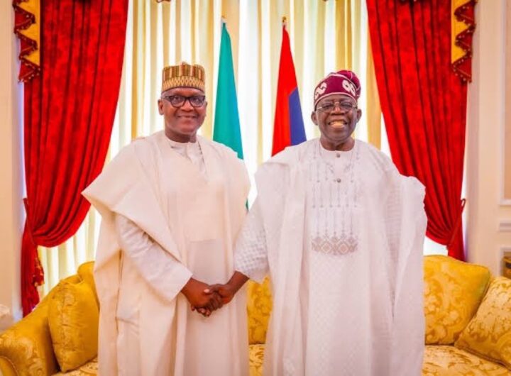 Aliko Dangote and President Bola Tinubu