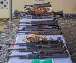 Recovered weapons