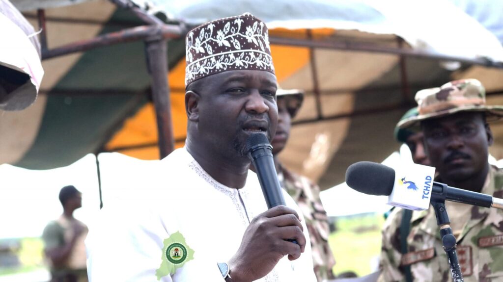 Borno Govt flags off dredging of Lake Chad waterways at Baga Fish Dam 2 Borno Deputy Governor H.E. Umar Usman Kadafur