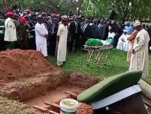Funeral rite for late former President Muhammadu Buhari