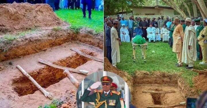 Grave site of late former President Muhammadu Buhari