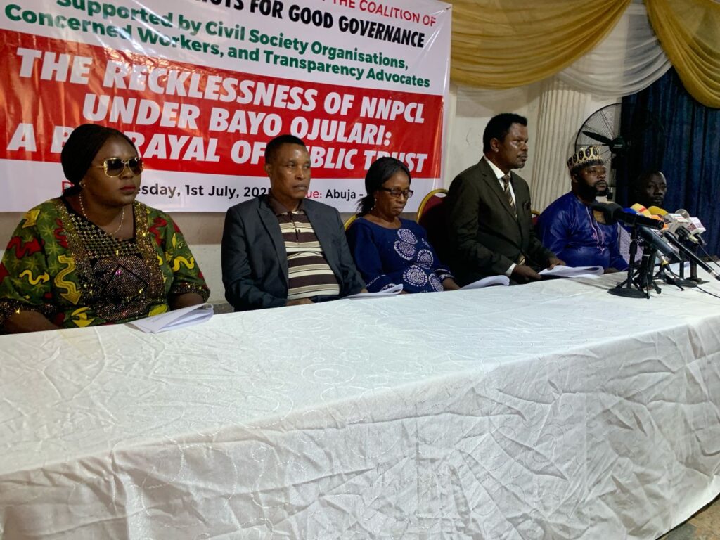 Coalition slams NNPCL CEO Bayo Ojulari