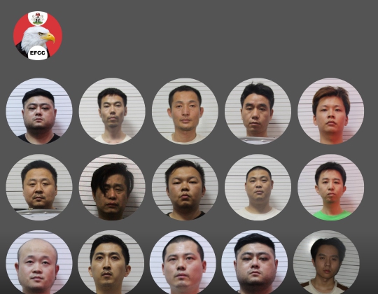 Court jails 15 Chinese for cyberterrorism, Internet fraud in Lagos