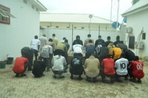 Suspected Internet fraudsters