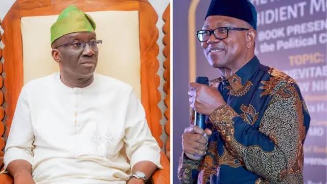 ADC slams Edo governor’s restriction order on Peter Obi as “undemocratic” 2 Edo State Governor, Monday Okpebholo and 2023 LP Presidential candidate, Peter Obi