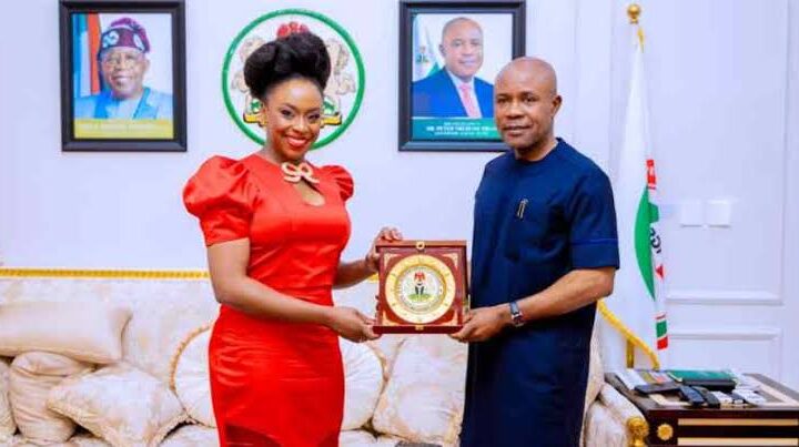 Enugu State Governor, Peter Mbah and Chimamanda Adichie
