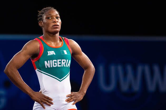 Nigerian wrestler Esther Kolawole
