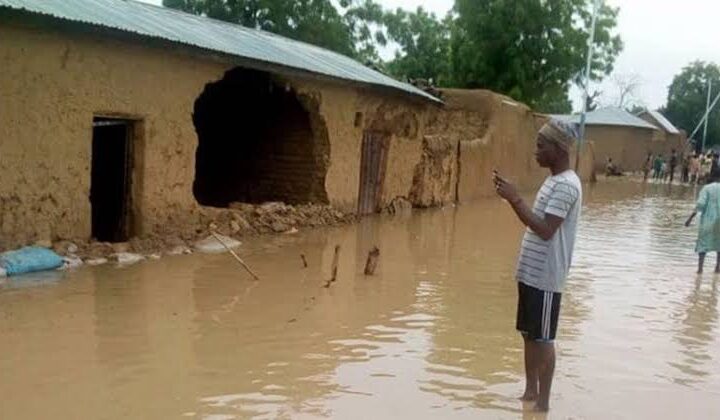 Flood destroys houses in Gombe