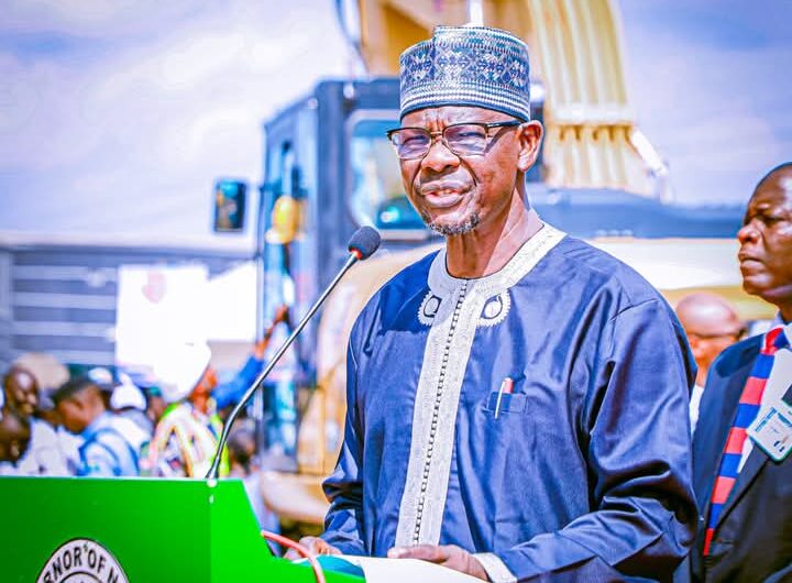 Nasarawa State Governor Abdullahi Sule, speaking at the occasion.