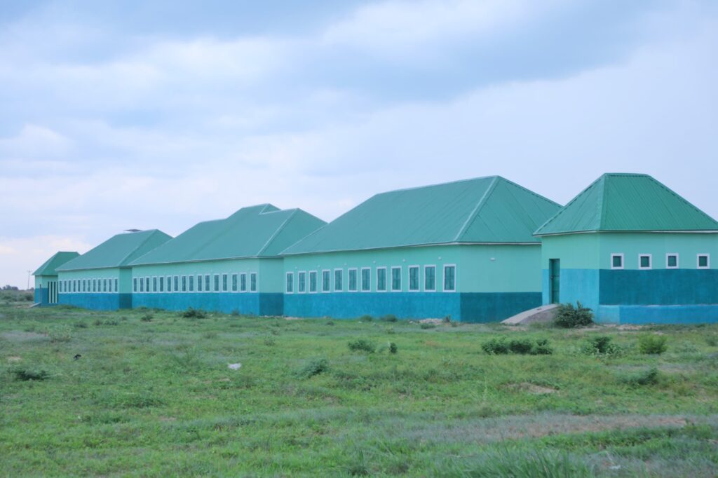 The newly commissioned housing units