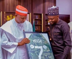 Kani Governor, Abba Yusuf and Super Eagles player, Ahmed Musa