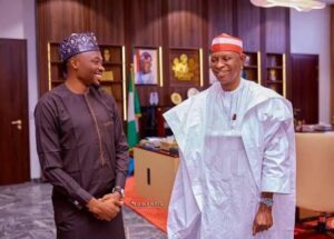 Kani Governor, Abba Yusuf and Super Eagles player, Ahmed Musa