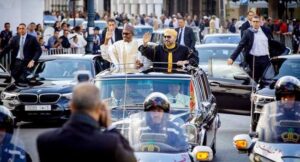 King of Morocco, His Majesty, King Mohammed VI and former President Muhammadu Buhari's during the deceased state visit to Morocco