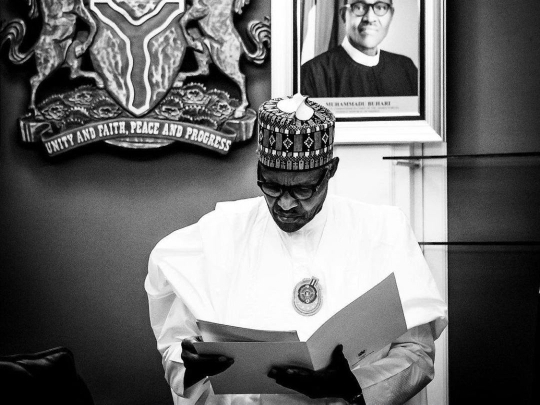 Late President Muhammadu Buhari.