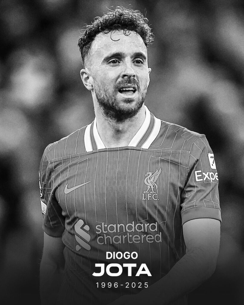 Liverpool star, Diogo Jota tragically dies in car accident at 28 2 Late Liverpool star, Diogo Jota