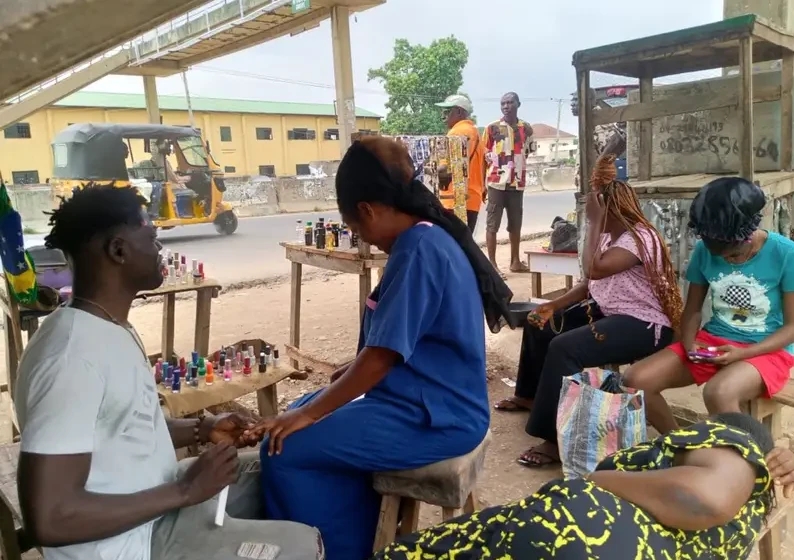 I make N120,000 monthly from rendering pedicure,manicure service to women-Male nail technician
