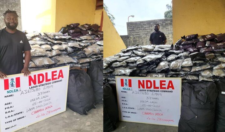 NDLEA nabs drug kingpin ‘Warri kinsman’ over drug shipment
