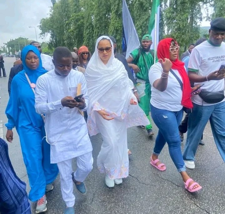 Natasha storms National Assembly with supporters, denied entry to Senate chambers 2 Natasha