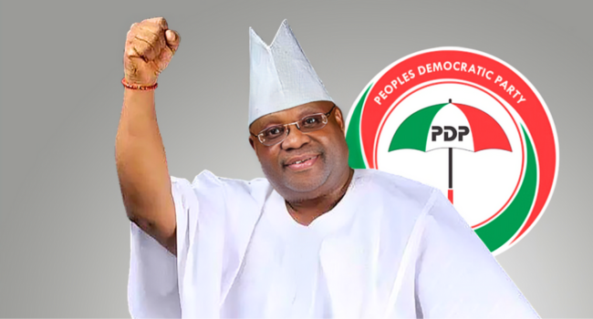 Osun State Governor, Adeleke in PDP