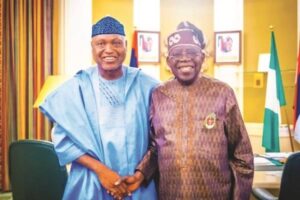 Ekiti State Governor, Oyebanji and President Bola Tinubu