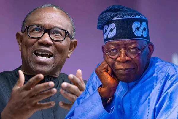 2027 NDC Presidential candidate, Peter Obi and President Bola Tinubu
