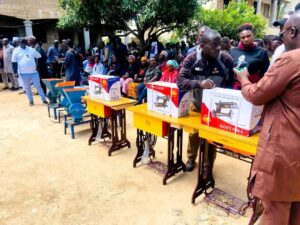 Plateau Senator Simon Mwadkwon, empowers women