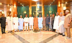 President Tinubu meets with Class of 1999 Governors