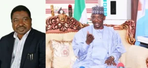 Vice Chancellor of the University of Mkar, Professor Zacharys Gundu and Nasarawa State Governor, Abdullahi Sule