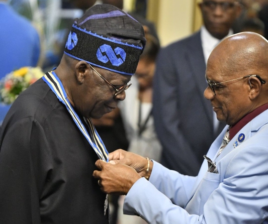 Saint Lucia bestows highest national honour on Tinubu