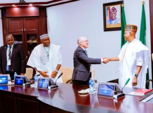 Vice-President Kashim Shettima received the Executive Secretary of CTBTO, Dr. Robert Floyd, on a courtesy visit to the Presidential Villa, Abuja.