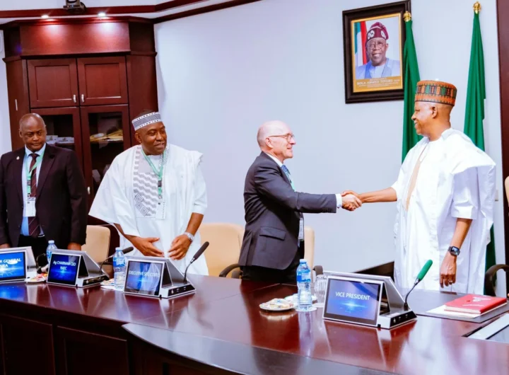 Vice-President Kashim Shettima received the Executive Secretary of CTBTO, Dr. Robert Floyd, on a courtesy visit to the Presidential Villa, Abuja.