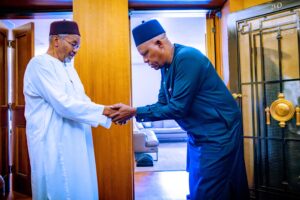 VP Kashim Shettima on behalf of President Bola Tinubu paid condolence visit to the family of late President Muhammadu Buhari in London