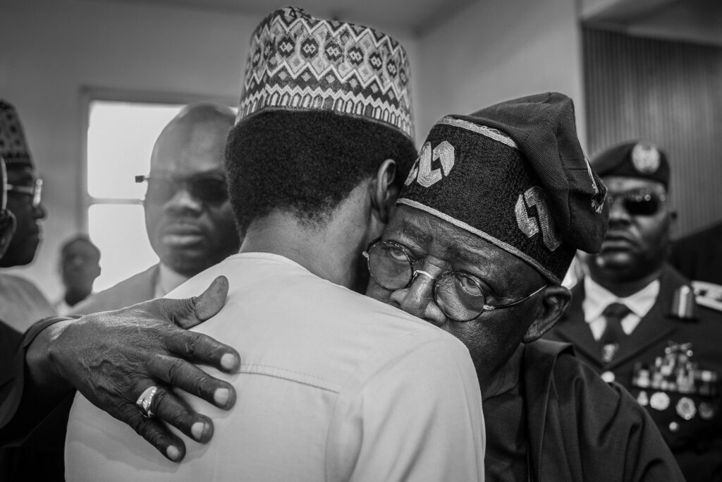 Tinubu attends Buharis burial