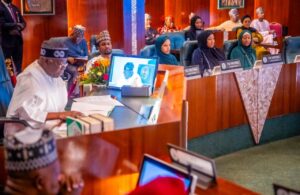 Tinubu honours Buhari at FEC meeting 1