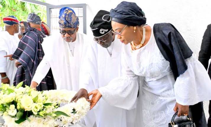 President Bola Tinubu, Nigerian First lady, Oluremi Tinubu, Ogun Governor, Dapo Abiodun, amongst other attended the late Awujale's 8-day prayer ceremony: