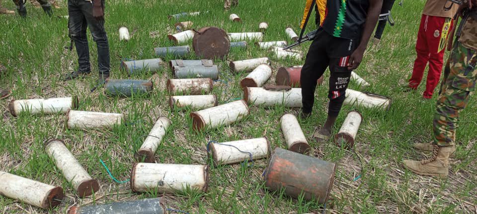 significant cache of improvised explosive devices (IEDs) emplaced by Boko Haram/ISWAP terrorists on the strategic bridge linking Marte and Dikwa in Borno State