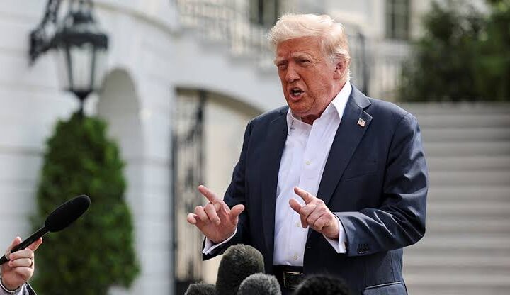 US President Donald Trump