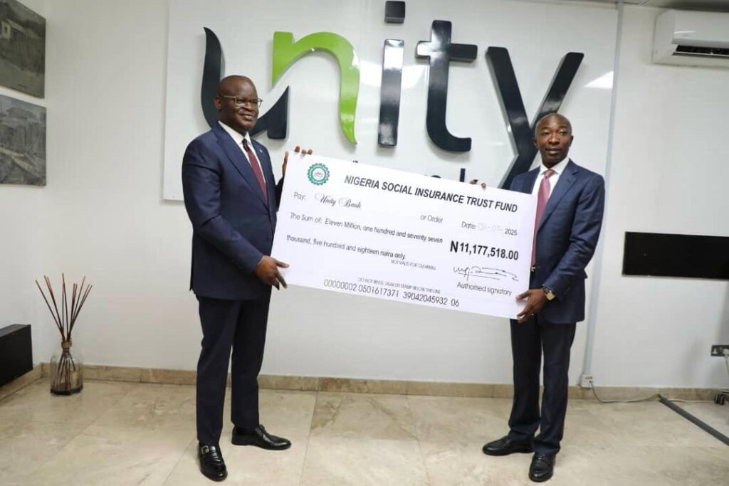 Family of deceased Unity Bank staff gets N11 million compensation 2 Unity Bank pays deceased staff family