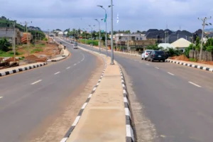 the dualized and upgraded Ushafa to War College/Army Checkpoint roads in Bwari Area Council of the FCT