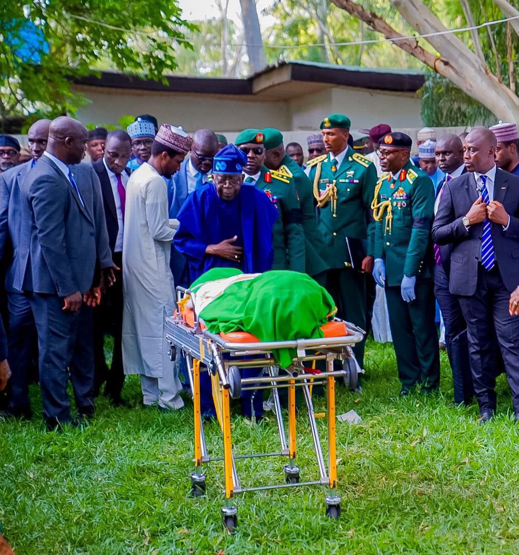 President Bola Tinubu bids farewell to late President Muhammadu Buhari