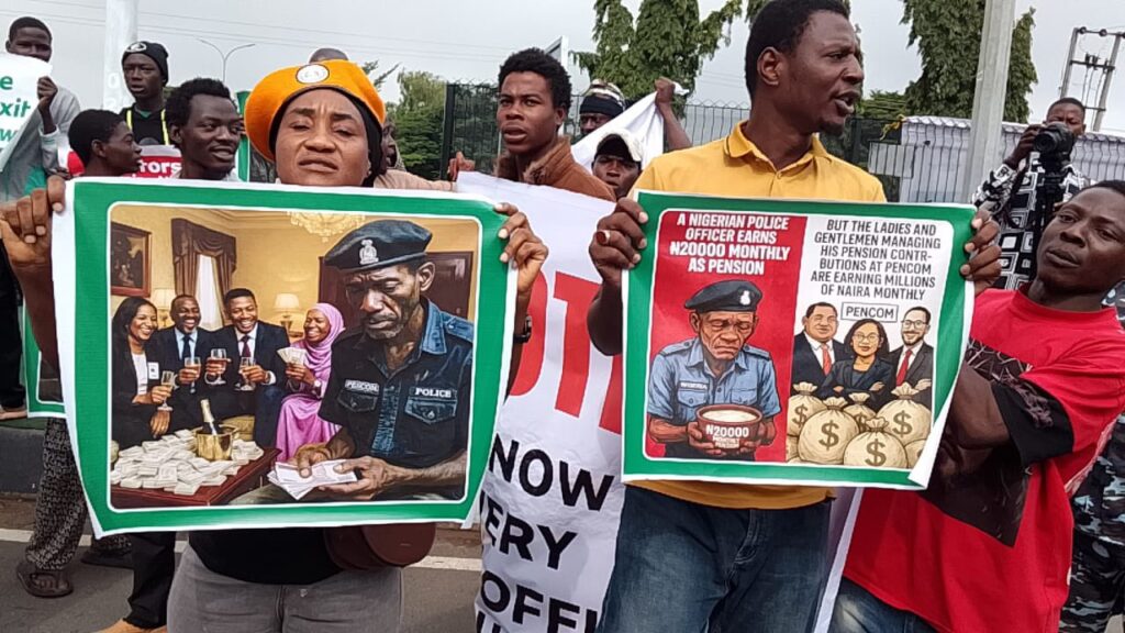 Protests rock Abuja, Taraba as retired police officers demand better welfare 4 Retired police officers are demanding justice, fair pay, and their pensions!