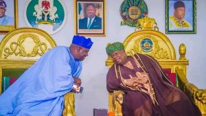 APC National Chairman, Prof. Nentawe Yilwatda paid a courtesy visit to the palace of Gbong Gwom Jos and Chairman of the Plateau State Council of Chiefs and Emirs, His Royal Majesty, Da Jacob Gyang Buba.
