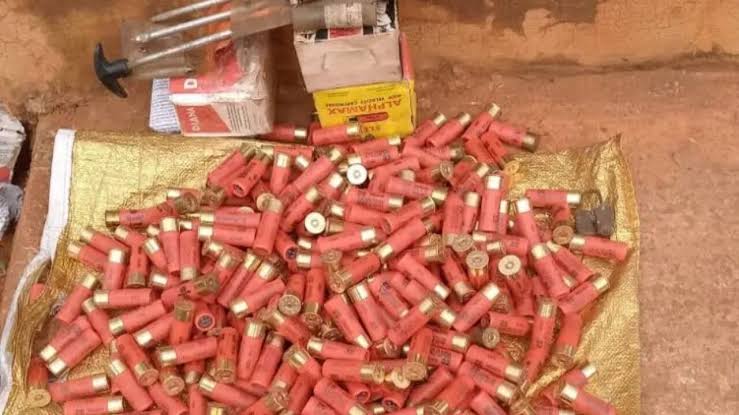 Ammunition recovered from the suspect in Anambra