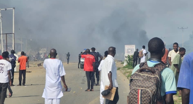Violent protest at Federal Polytechnic Bauchi