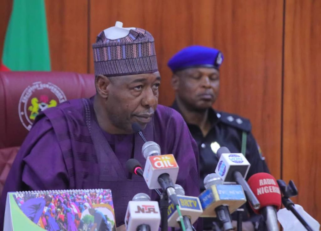 Zulum donates N100m to Nigerian Army University… promises equitable distribution of projects